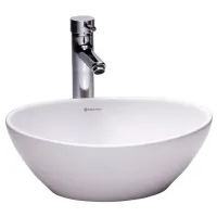 Умывальник Ege Vitrifiye Lagina Овальная/ Над прилавком/ Белый