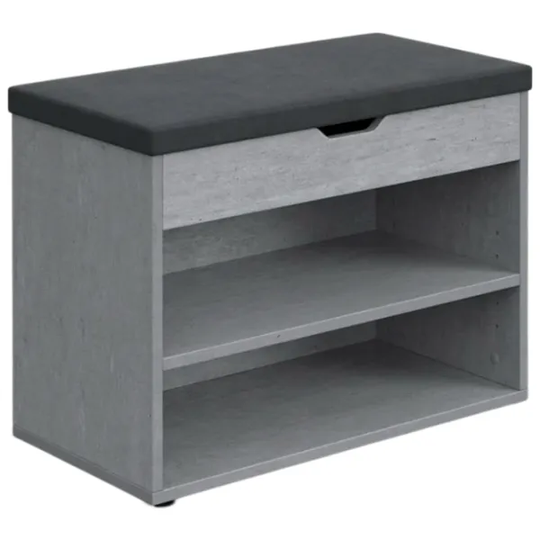 Dulap pentru încălțăminte ML-Mobila ML-5 41.8 x 60.3 x 31.5/ Anthracite/ Anthracite photo 1 Dulap pentru încălțăminte ML-Mobila ML-5 41.8 x 60.3 x 31.5/ Anthracite/ Anthracite photo 1