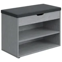 Обувной шкаф ML-Mobila ML-5 41.8см x 60.3см x 31.5см/ Anthracite/ Антрацит