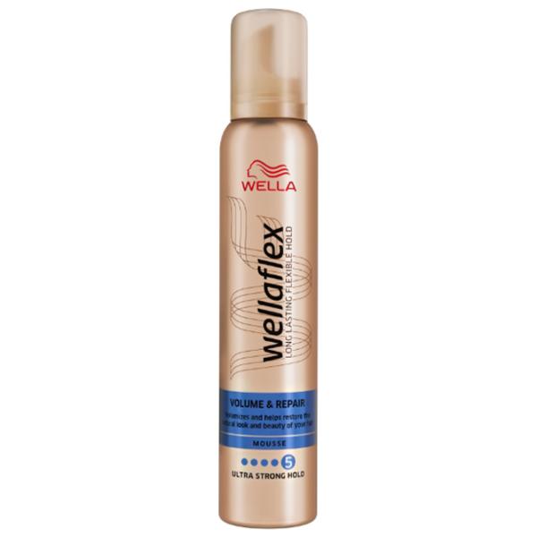 Spumă pentru păr Wellaflex Volume & Repair 200 ml photo 1