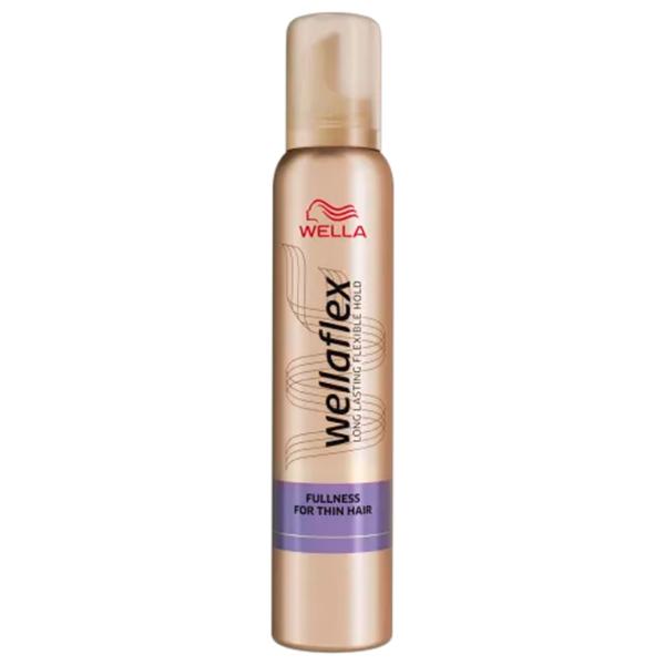Spumă pentru păr Wellaflex Fullness 200 ml photo 1