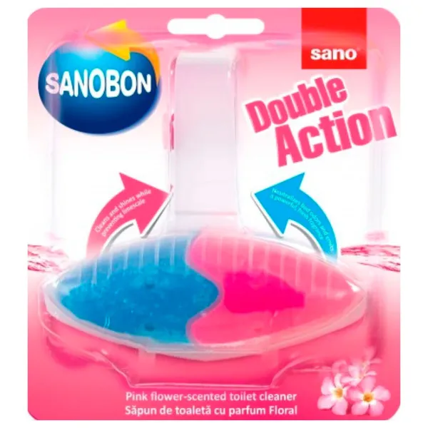 Мыло для туалета Sano Sanobon Double Action Pink 280587 для ароматизации photo 1 Мыло для туалета Sano Sanobon Double Action Pink 280587 для ароматизации photo 1