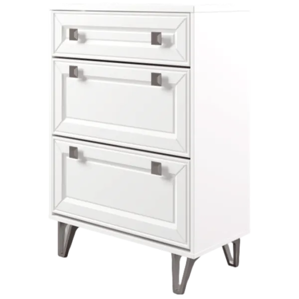 Обувной шкаф ML-Mobila МИРА №11 110см x 60см x 40см/ White/ Белый photo 1 Обувной шкаф ML-Mobila МИРА №11 110см x 60см x 40см/ White/ Белый photo 1