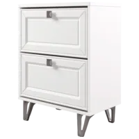 Dulap pentru încălțăminte ML-Mobila МИРА №12 90 x 70 x 40/ White/ White