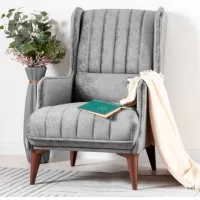 Кресло для гостиной ML-Mobila Toronto K-1 Светло-серый