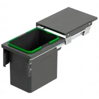 Coș de gunoi Starax S-2300-A 35 l/ Plastic/ Antracit