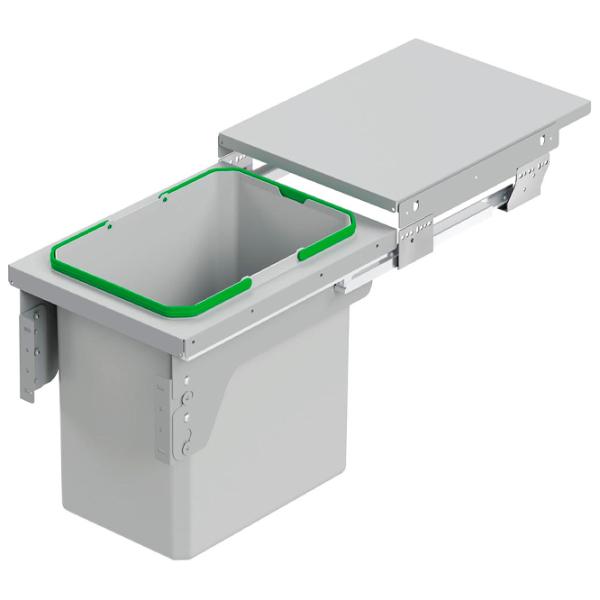 Coș de gunoi Starax S-2300-G 35 l/ Plastic/ Grey photo 1
