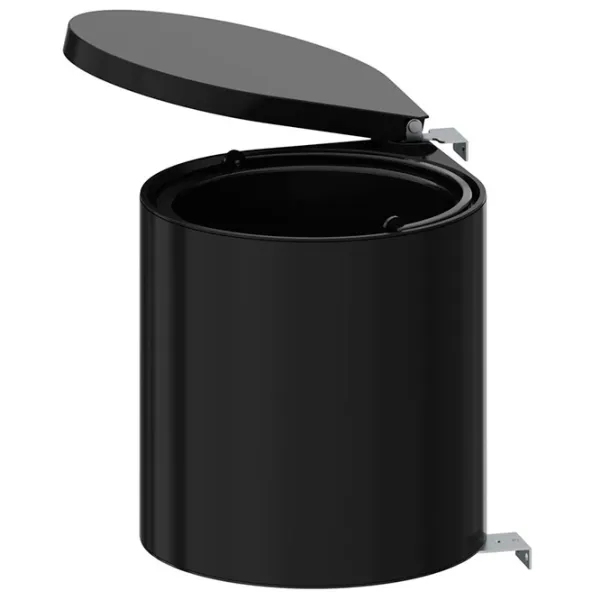 Coș de gunoi Starax S-2253-B 10 l/ Plastic/ Black photo 1