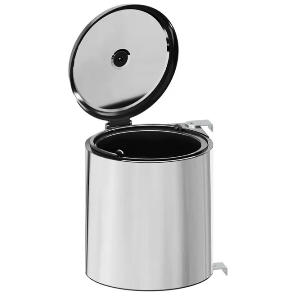 Coș de gunoi Starax S-2251-SS 10 l/ Inox/ Silver photo 1