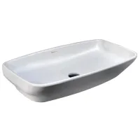 Умывальник Ege Vitrifiye Arna Прямоугольная/ Над прилавком/ Белый