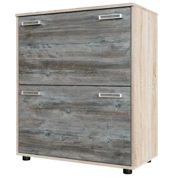 Обувной шкаф SV-Mobilier Визит 1 88.4см x 75см x 38см/ Pine/ Сонома photo 1