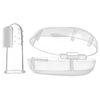 Periuță de dinți pe deget BabyJem 53406 0+/ Transparent