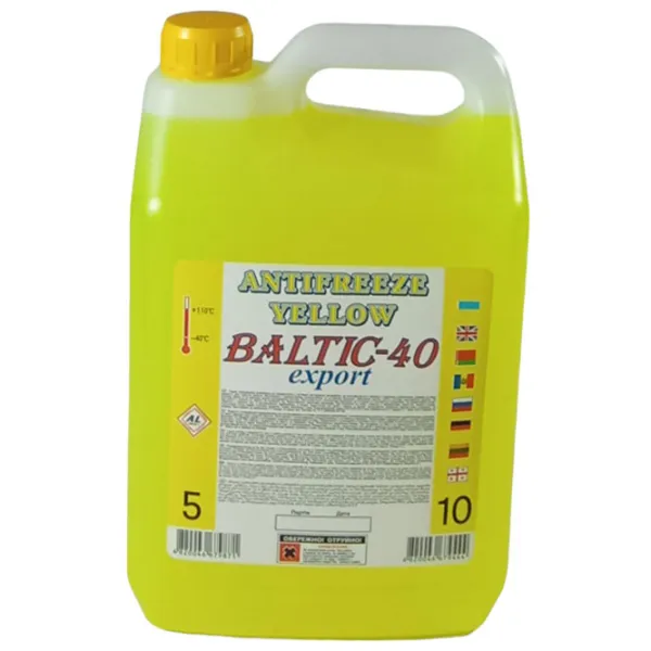 Антифриз Baltic AntiFreeze 40 Yellow G13 65411 5 л Желтый photo 1 Антифриз Baltic AntiFreeze 40 Yellow G13 65411 5 л Желтый photo 1