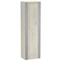 Шкаф пенал ML-Mobila Gamma № 5 Напольная/ ДСП/ Дуб Крафт Белый