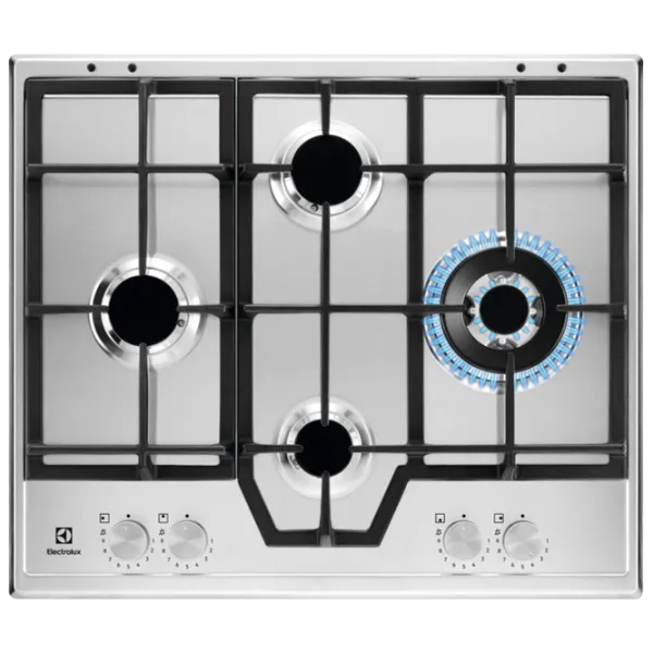 Plită încorporabilă pe gaz Electrolux KGS64562SX Inox/ Inox photo 1