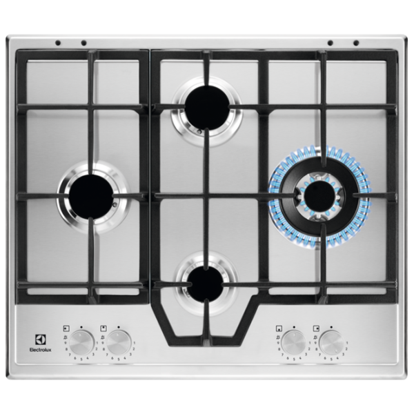 Plită încorporabilă pe gaz Electrolux KGS64562SX Inox/ Inox photo 1