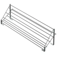 Etajeră pentru încălțăminte Starax S-6142-C 23 x 63 x 22/ Crom