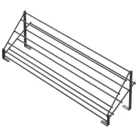 Etajeră pentru încălțăminte Starax S-6143-A 23 x 73 x 22/ Antracit