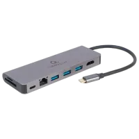 Adapter Cablexpert A-CM-COMBO5-05 USB Type-C/ Gray