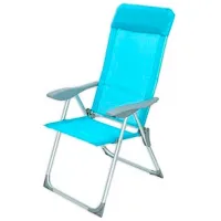 Шезлонг ProGarden 12020 Металл/ Полиэстер/ Синий
