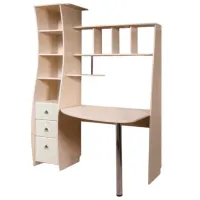 Офисный стол KMK Perla Right ДСП/ Бежевый