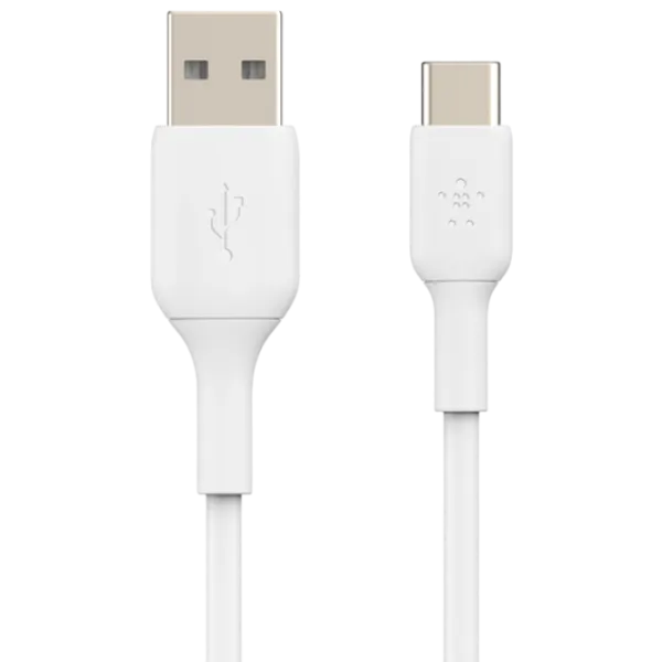 Кабель для телефона BoostCharge Belkin USB Type-A + USB Type-C 1 м/ Белый photo 1