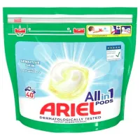 Detergent Ariel Pods Sensitive 1.08 kg  Număr spălări: 40