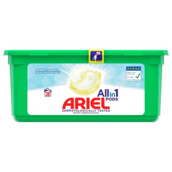 Моющее средство Ariel Pods Sensitive 0.75 кг  Количество стирок: 28 photo 1