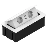 Удлинитель Rejs TR19.0004.08.013 1.5 м Белый