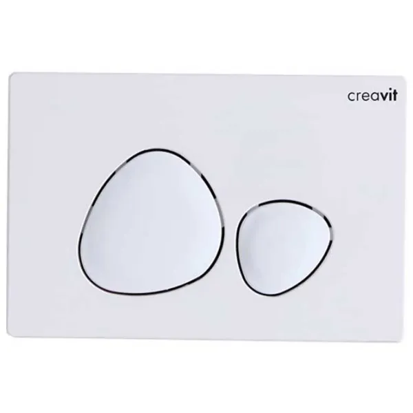 Кнопка смыва Creavit GP7001.00 Пластик/ Двойная photo 1