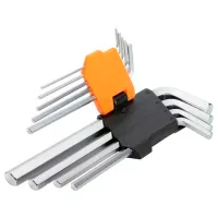 Set de chei hexagonale Tolsen 20049 Cantitatea în set: 9 buc.