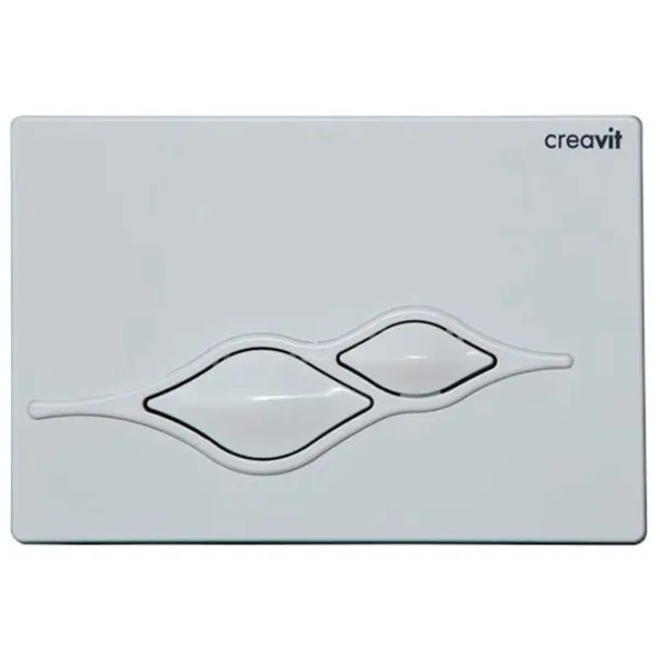 Кнопка смыва Creavit GP1001.00 Пластик/ Двойная photo 1