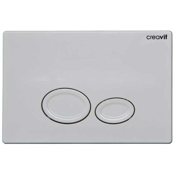 Кнопка смыва Creavit GP2001.00 Пластик/ Двойная photo 1