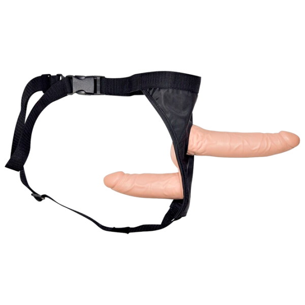 Страпон You2Toys Double Dong / Бежевый photo 1