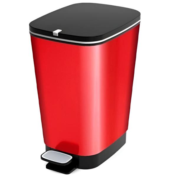 Coș de gunoi Kis Chic Bin 35 l/ Plastic/ Red photo 1