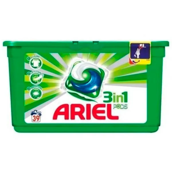Detergent Ariel Pods Regular Gel 1.05 kg  Număr spălări: 39 photo 1