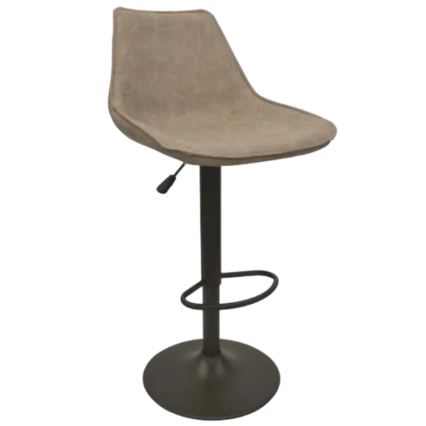 Scaun de bar Deco SB-39 Piele eco/ Metal/ Beige photo 1