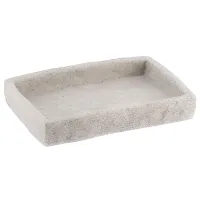 Мыльница Tendance Grey Stone Полирезин/ Прямоугольная