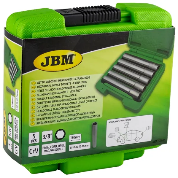 Трубчатая головка JBM 53545 120 мм photo 1