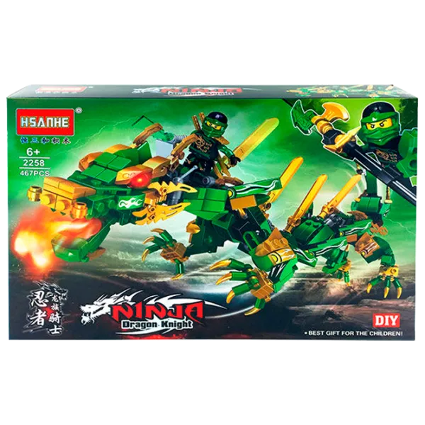Конструктор Hsanhe Dragon Knight Фигуры/ Зелёный photo 1