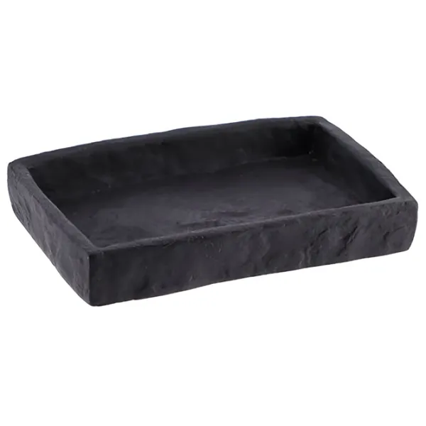 Săpunieră Tendance Black Stone Poliresin/ Dreptunghiular photo 1