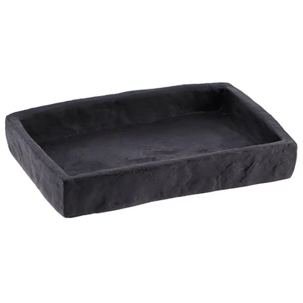 Săpunieră Tendance Black Stone Poliresin/ Dreptunghiular photo 1