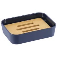 Мыльница Tendance Rubber Бамбук/ Прямоугольная