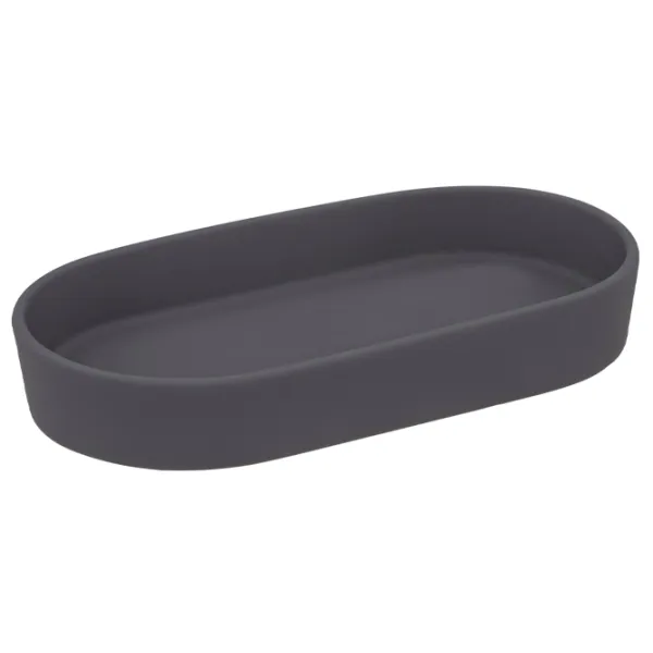 Săpunieră Tendance Black Ceramică/ Oval photo 1 Săpunieră Tendance Black Ceramică/ Oval photo 1