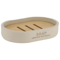 Мыльница Tendance Bamboo Полирезин/ Овальная