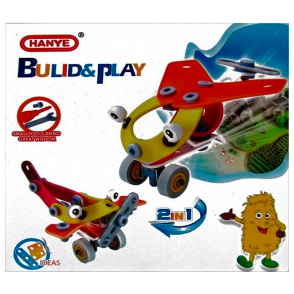 Constructor Hanye Mașină-elicopter Elicopter/ Multicolor photo 1