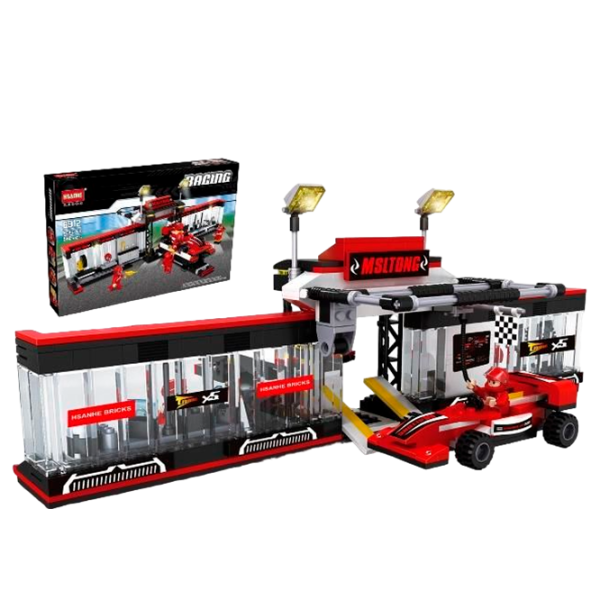Конструктор Hsanhe Тех Станция F1 Автомобиль/ Разноцветный photo 1