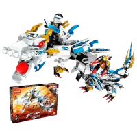 Конструктор Hsanhe Dragon Knight Дракон/ Разноцветный