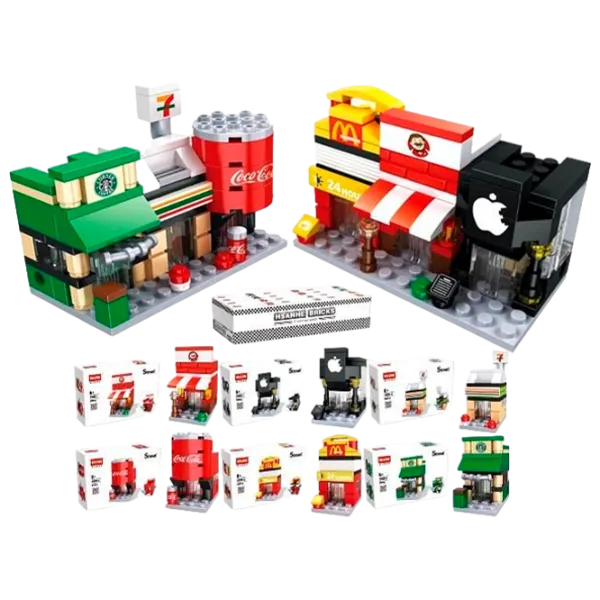 Конструктор Hsanhe 1068015 Городской центр/ Разноцветный photo 1