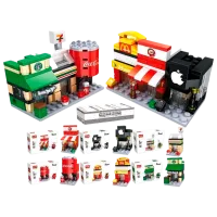 Конструктор Hsanhe 1068015 Городской центр/ Разноцветный